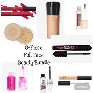 MULTI-BRAND Full Face Beauty Bundle-Eyes, Lips, Face, Brows & Setting Powder